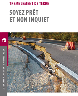 Tremblement de terre : Soyez prêt et non inquiet
