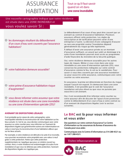 Zones inondables et assurance