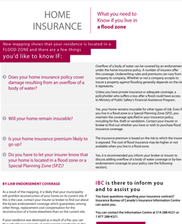 Questions and answers on flood zones and insurance